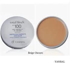 Repuesto Protector Compacto Color SPF100 Total Block Beige Oscuro